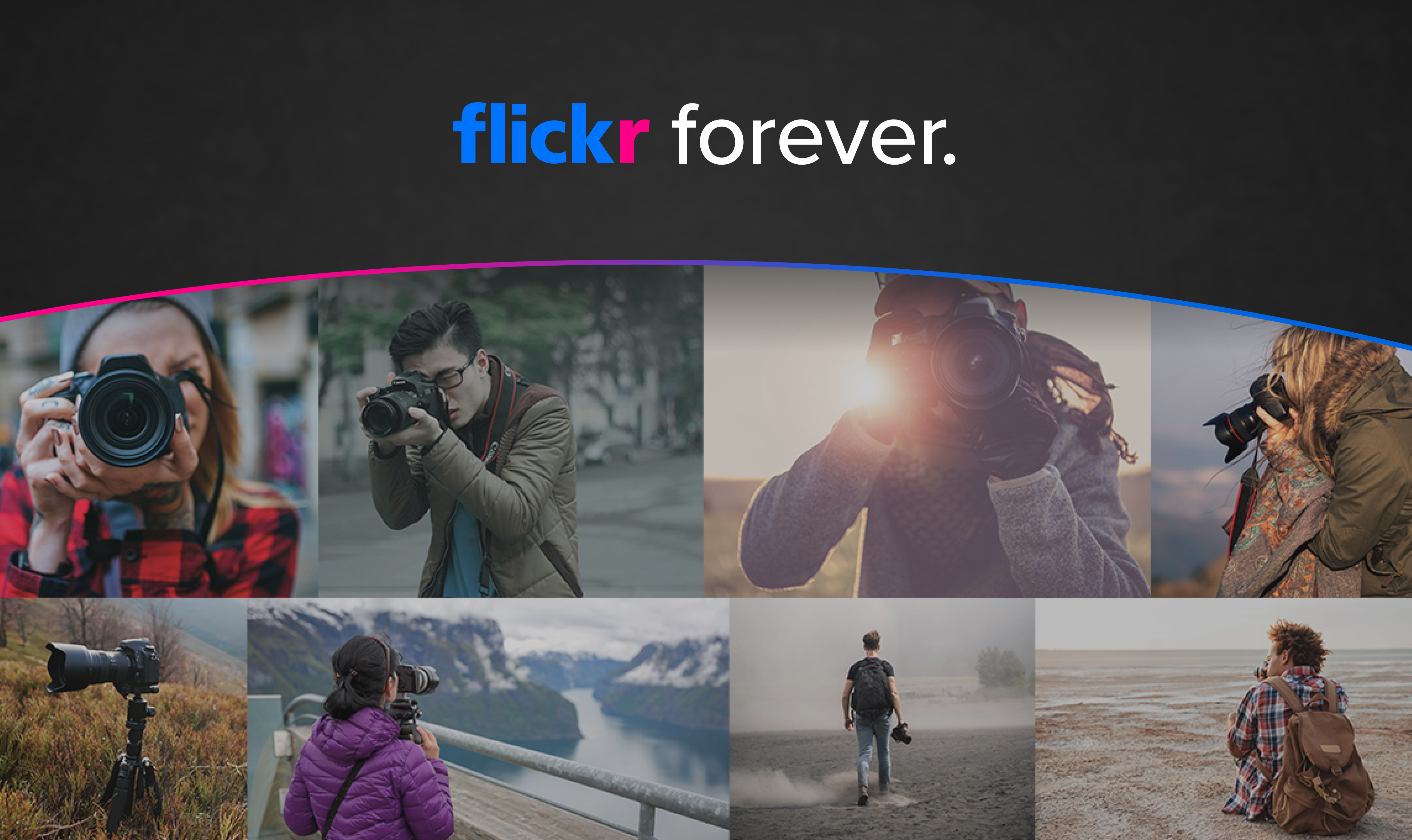Flickr forever.